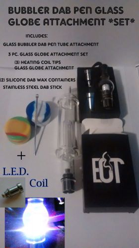 Bubbler Dab Pen Mods 3pcCoilSet+2 Ceramic Coils+LED Coil+Dab Kit *FREE SHIPPING*