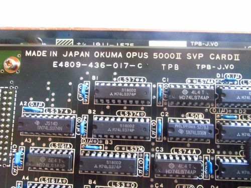 OKUMA SERVO PROCESSOR TIMING BOARD