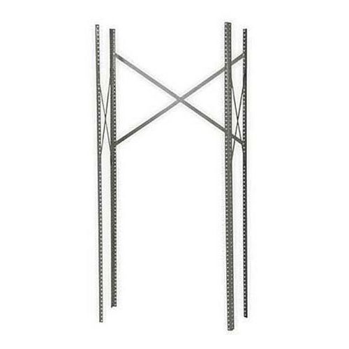 75&#034; steel shelving post kit, gray for sale