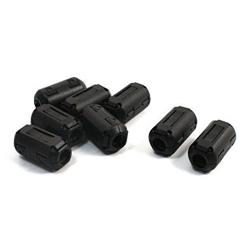 8 Pcs 8mm USB Data Cable Cylinder EMI Suppressor Ferrite Core Filter