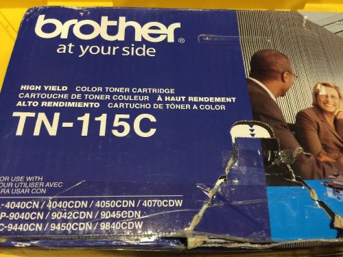 Genuine Brother TN-115C High Yield Cyan Color Toner Cartridge Free Shipping!!!