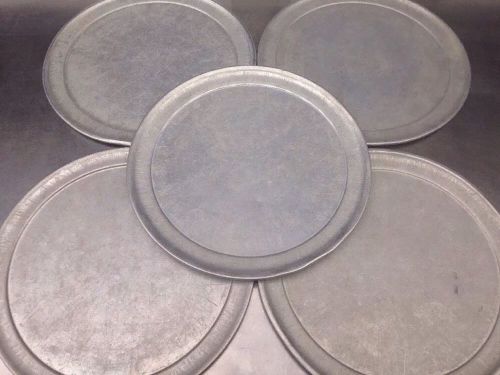 Aluminum 13 Inch Commercial Restaurant Pizza Pans. Lot Of 5.