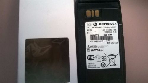 Motorola TRBO IMPRES XPR6550 XPR6500 NEW OEM LI-ION BATTERY PMNN4077C MOTOROLA!!