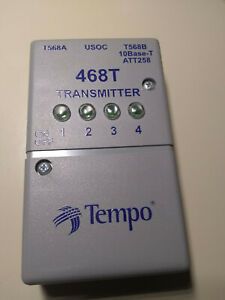 Progressive Tempo 468 Tone Generator Cable Tester Transmitter Receiver 468T 468R