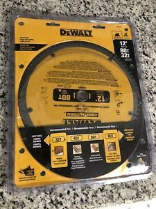 (1) NEW Dewalt DW3128 12&#034; 80T Ultra Shrp Construction Carbide FINE FINISH Blade