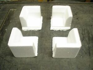 Qty 64 Styrofoam Polystyrene corner for packing &amp; shipping - Protectors