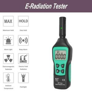 EMF FY876 Meter Dosimeter Detector Easy to Use With the Flashlight No Batteries
