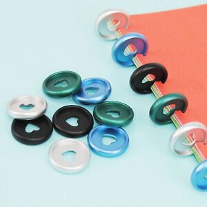 20pcs Notebook Disc Binding Ring Button Buckle Home Office Creative Use Supplies