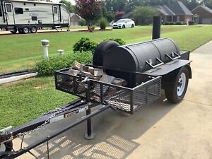 Custom Pits smoker trailer