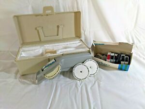 Dymo Organizer 1610 Retro Label Maker 3 Font Wheels, 8 Tapes, &amp; Hard Case