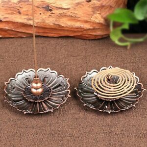 Household Incense Burner Lotus Holder Indoor Aluminum Alloy Convenient