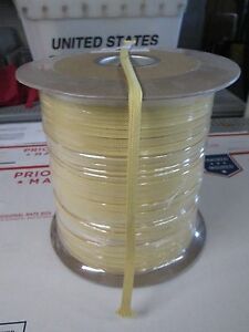 1/8&#034; X 50&#039; BRAIDED DUPONT KEVLAR cable pulling rope MIN BREAK 1300 lb tinsel ,