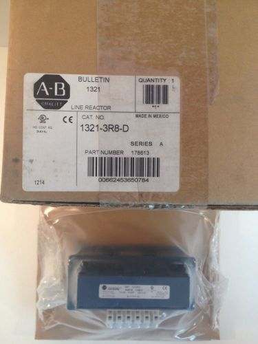 Allen bradley 1321-3r8-d 3 phase line reactor 600v series a for sale