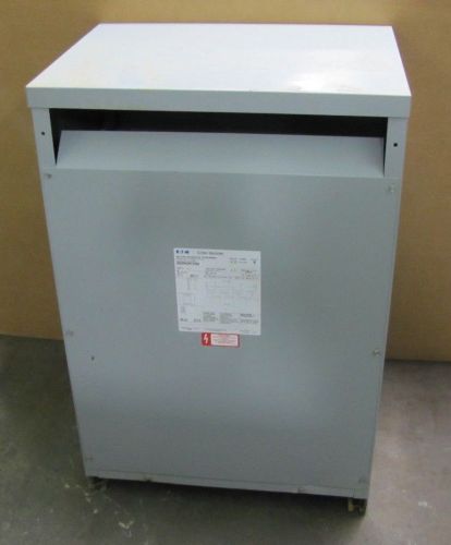 Cutler-hammer eaton v60m28t75g 75kva pri 600 delta sec 208y/120v 3ph transfomer for sale