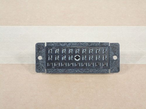 27 Contact Rack Panel Mount Female Connector Socket 4.5A Solder Cinch S-327-SB