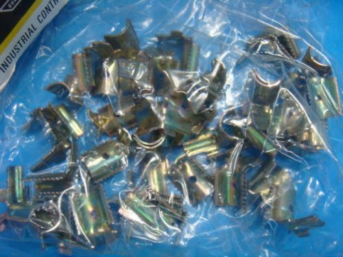 New box of 50 allen bradley 1492-n2 1492n2 terminal block retaining clips nib for sale