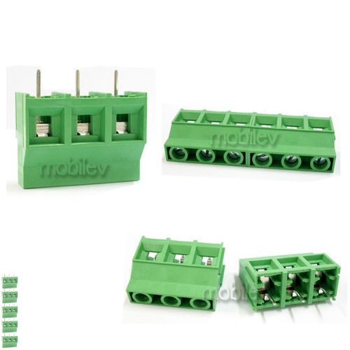 5 x 3 Pin 9.5mm PCB Universal Screw Terminal Block Connector 300V 30A GS008