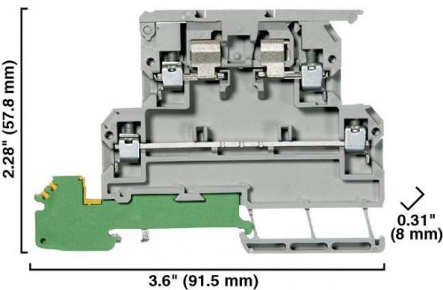 Allen-Bradley new in box part number 1492-JDG3FB terminal blocks (qty 98)