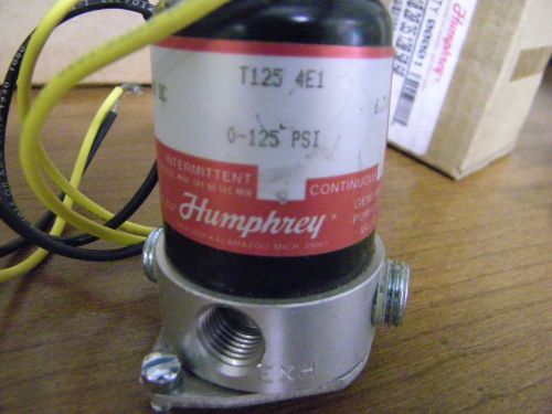 HUMPHREY CONTINUOUS General PURPOSE Air SOLENOID Valve T125E1