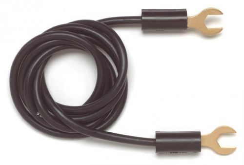 Pomona 1693-60-0 Spade Lug Patch Cord, Black, 60&#034;