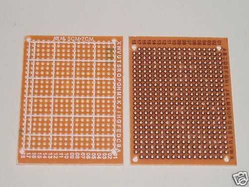 30pcs PCB CIRCUIT PANEL SOLDER DIY 7X5cm BOARD