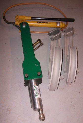 *greenlee* 882 hydraulic bender, 1 1/4 &#034;, 1 1/2&#034;,  enerpac pump, nice shape for sale