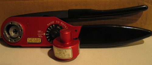 Daniels DMC 300BT Crimper with TP1151 Tyco Amp 608651-1 608651-2