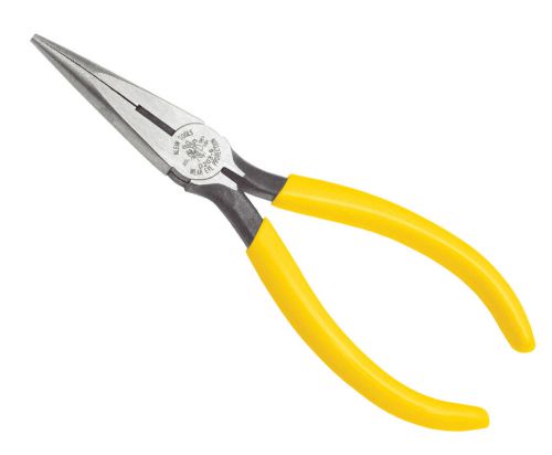 Klein D203-6 Standard 6&#034; Long Nose Side Cutting Pliers