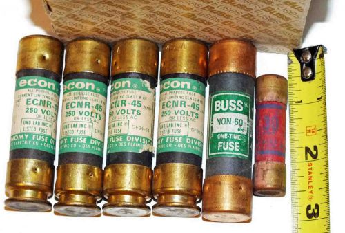 Six Fuses - 3 types