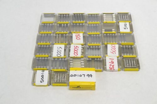 LOT 33 NEW BUSSMANN ASSORTED BOX DUAL ELEMENT FUSE 3/10A 1/4A AGC-8 AMP B247618