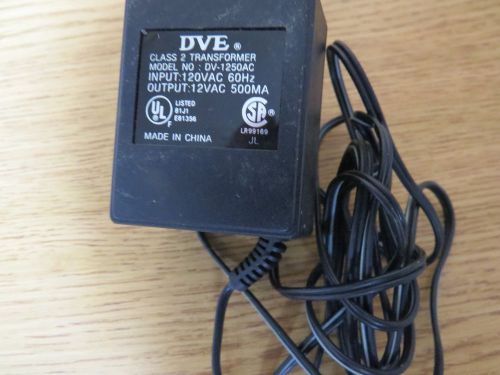 Genuine dve dv-0920acs ac adaptor kead-236 class 2 transformer   9v 200ma for sale