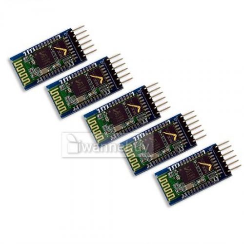 5x HC-05 Bluetooth Transceiver Host Slave/Master Module Wireless Serial 6pin