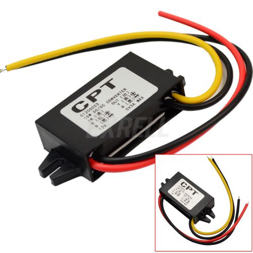 Car LED Display Power Supply 12V To 5V 3A 15W DC-DC Converter Adapter Regulator