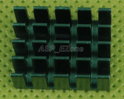 10PCS Heat Sink Green 19x14x11mm Router IC Heat Sink Aluminum 19*14*11MM