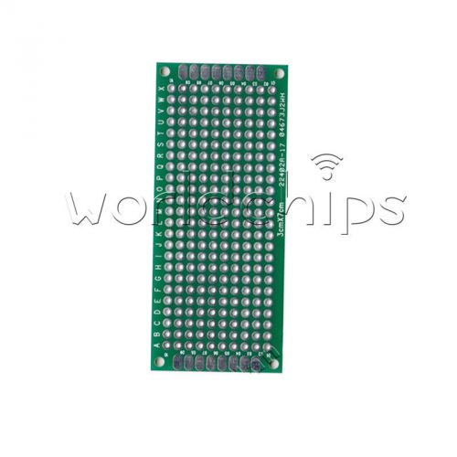 10Pcs Double Side Prototype PCB Bread board Tinned Universal 3x7 cm 30x70 mm