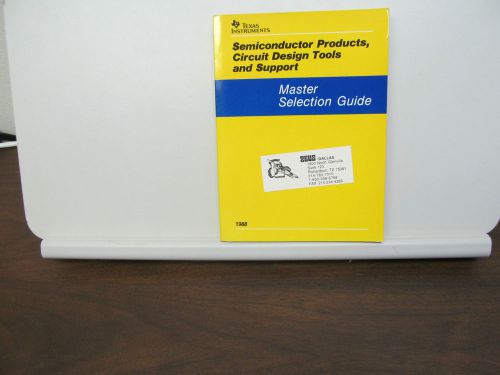 1988 MASTER SELECTION GUIDE,  BY TEXAS INSTRUMENTS, SOFT BOUND