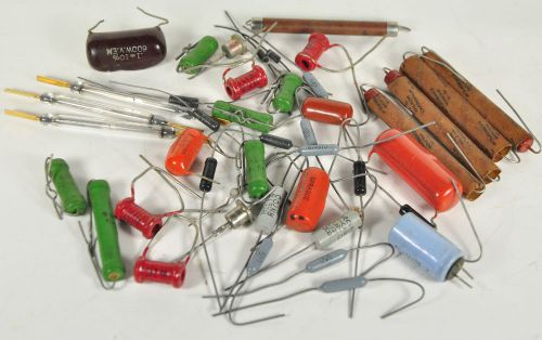 VINTAGE ELECTRONIC COMPONENTS RESISTORS ETC