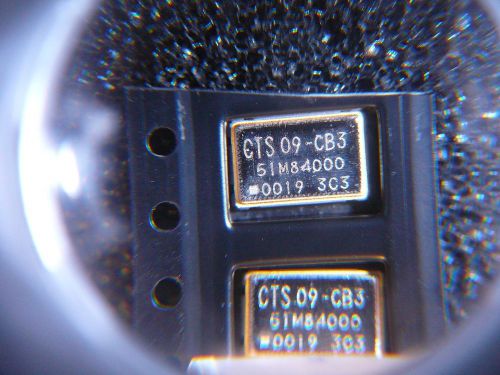 CTS CRYSTAL OSCILLATOR (XO) SMD 5X7 3.3V HCMOS CB3LV-3C-51M84MHz **NEW** 10/PKG