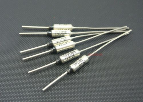 Nec thermal cutoff sf226e 10a 250v thermal fuse 227degc 227°c.5pcs for sale