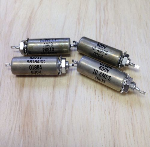 4pcs EMI Feed Through Capacitor 600V 10AMPS, New