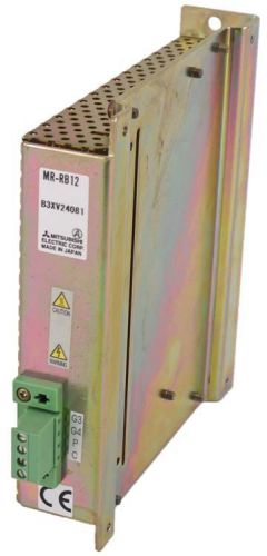 Mitsubishi mr-rb12 servo brake regenerative resistor 40? 100w industrial for sale