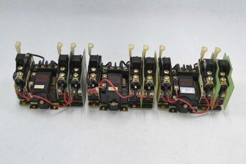 LOT 3 ALLEN BRADLEY 709-TOD SERIES CM STARTER SIZE 00 9A AMP 2HP 120V-AC B352269