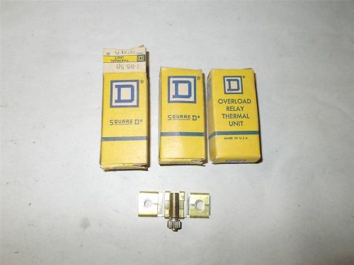 3 NIB SQUARE D 1-B5 -50 OVERLOAD RELAY THERMAL UNIT