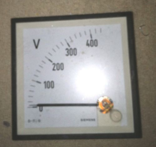 Siemens Volt Gauge #1604-P001-A  FREE SHIPPING