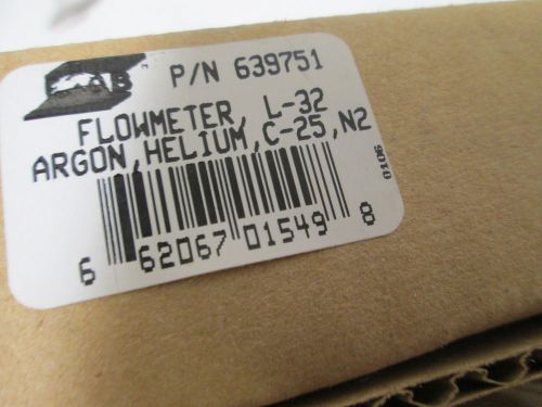 ESAB 639751 FLOWMETER *NEW IN A BOX*