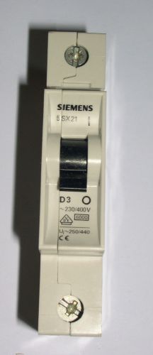 SIEMENS, 1 POLE MINIATURE BREAKER, 5SX2103-8