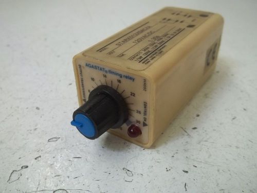 AGASTAT STARX012XSACXA ON DELAY TIMER 1-30S 120VAC/DC *USED*