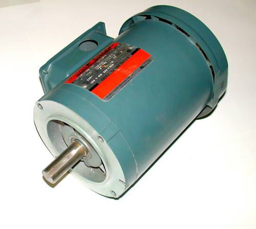 3 RELIANCE 3 PHASE AC MOTORS 1 HP MODEL P14H1448S