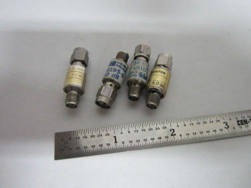 LOT 4 EA OMNI SPECTRA &amp; OTHERS ATTENUATORS GHz RF MICROWAVE FREQUENCY BIN#F3-72