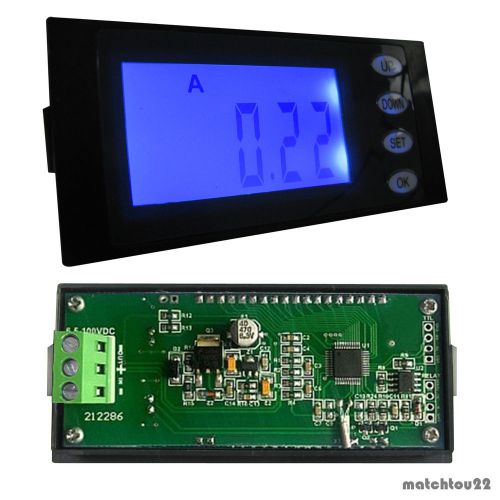 5 in 1 Digital Combo Panel Meter DC100V30A Volt Amp kWh Watt Working Time